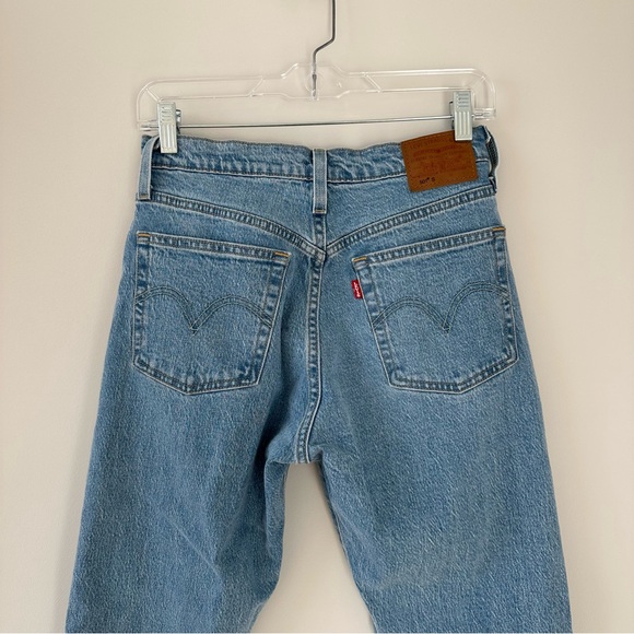 Women’s Levi's 501 Skinny Jeans Blue High Rise Denim Pants High Waisted Size 27 - Picture 9 of 16